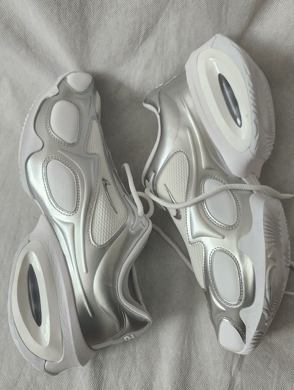 Nike Women's Air Max Muse Sneakers In Metallic Silver Size 12.5
